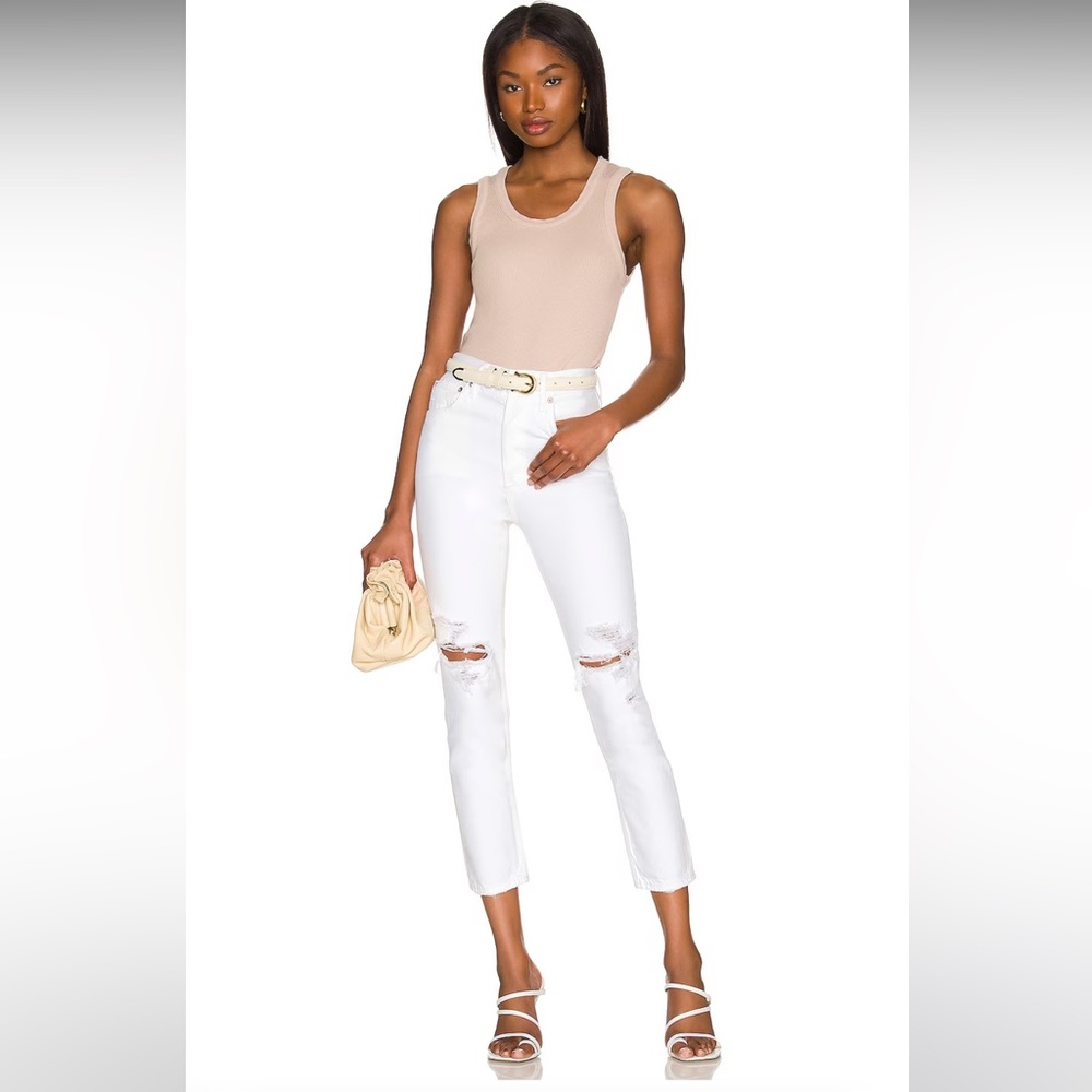 NWT AGOLDE Riley High-rise Strigh Crop/ size 30